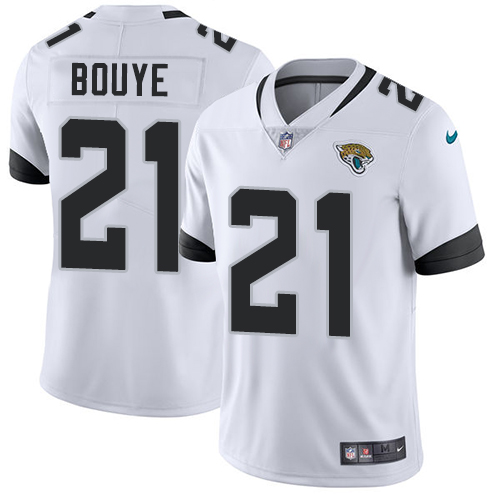 Nike Jacksonville Jaguars #21 A.J. Bouye White Men Stitched NFL Vapor Untouchable Limited Jersey->jacksonville jaguars->NFL Jersey